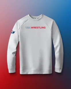 USA Wrestling Wordmark Ultimate Crewneck