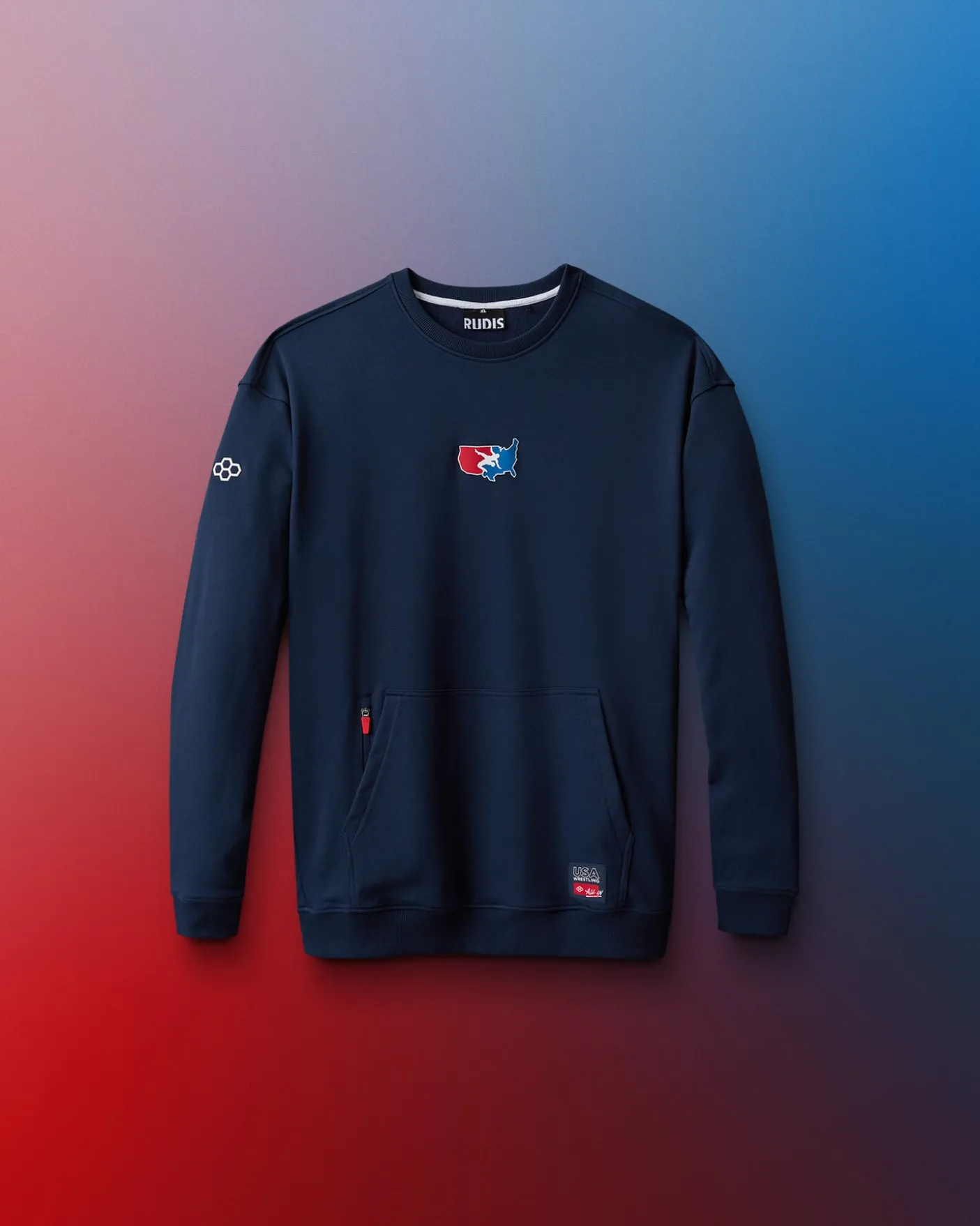 USA Wrestling Youth Luxe Terry Crewneck