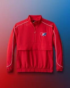 USAW Logo 1/4 Zip Windbreaker