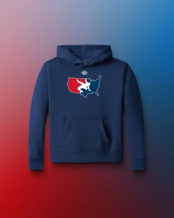 USAW Logo Comfort Fleece Youth Hoodie