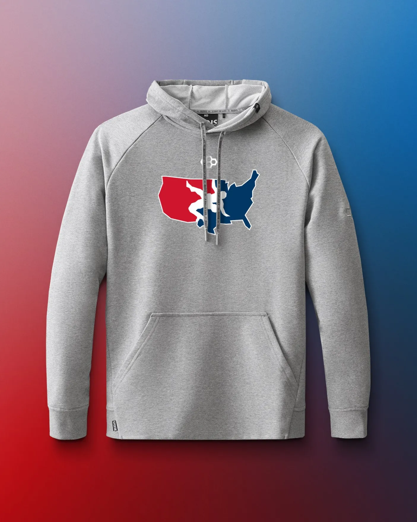 USAW Logo Elite Terry Hoodie
