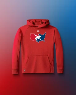 USAW Logo Elite Terry Youth Hoodie