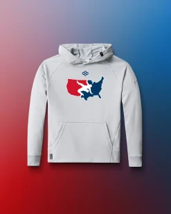 USAW Logo Elite Terry Youth Hoodie
