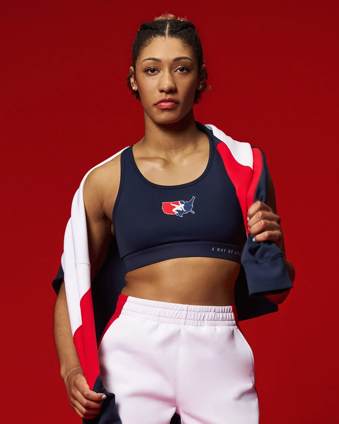 USAW Logo Women's Sports Bra