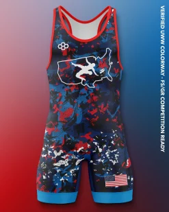USAW Scatter Icon 2.0 Elite Singlet