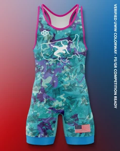 USAW Scatter Icon 2.0 Elite Singlet