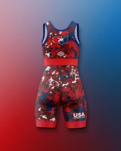 USAW Scatter Icon Girl's 2.0 Elite Singlet