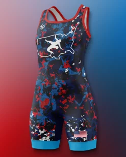 USAW Scatter Icon Women's 2.0 Elite Singlet