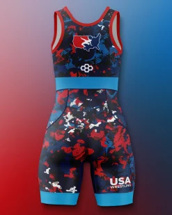 USAW Scatter Icon Women's 2.0 Elite Singlet