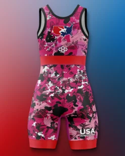 USAW Scatter Icon Women's 2.0 Elite Singlet