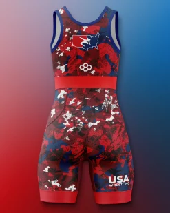 USAW Scatter Icon Women's 2.0 Elite Singlet