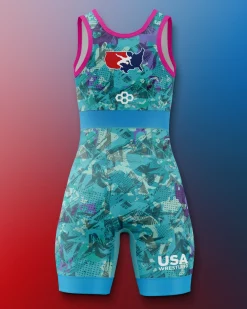 USAW Scatter Icon Women's 2.0 Elite Singlet
