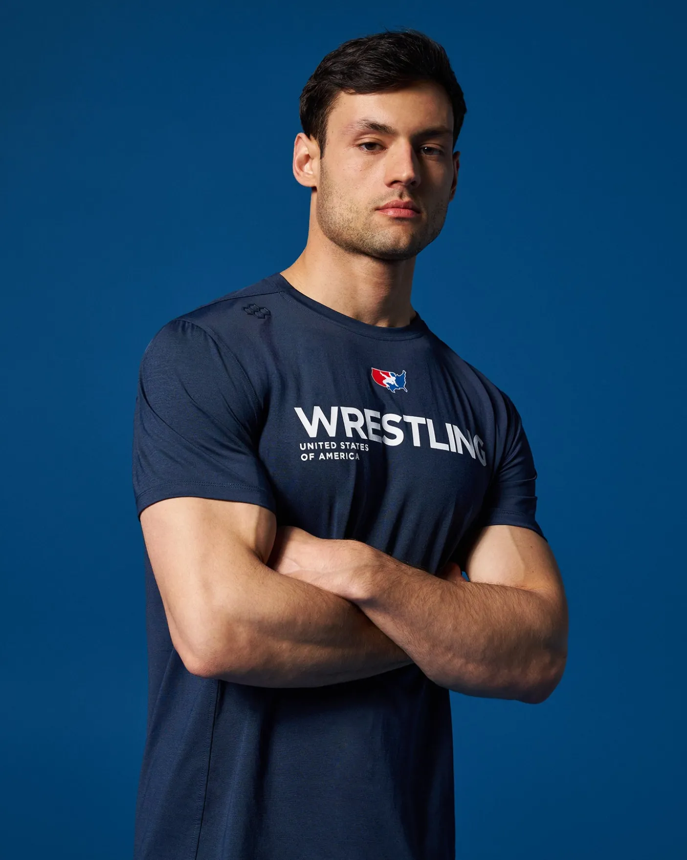 USAW Wrestling Performance Heather T-Shirt