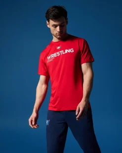 USAW Wrestling Performance T-Shirt