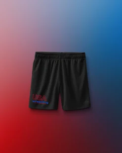 USAW Wrestling Vintage 6" 2.0 Youth Mesh Shorts