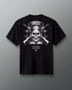 USMC Skull Heavyweight T-Shirt