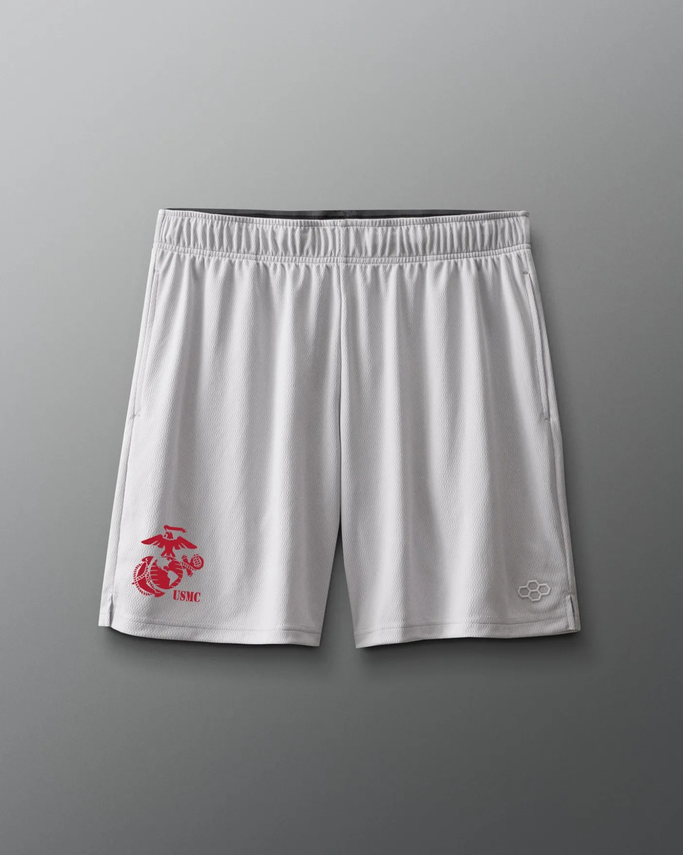 USMC Wrestling Emblem 8" 2.0 Mesh Shorts