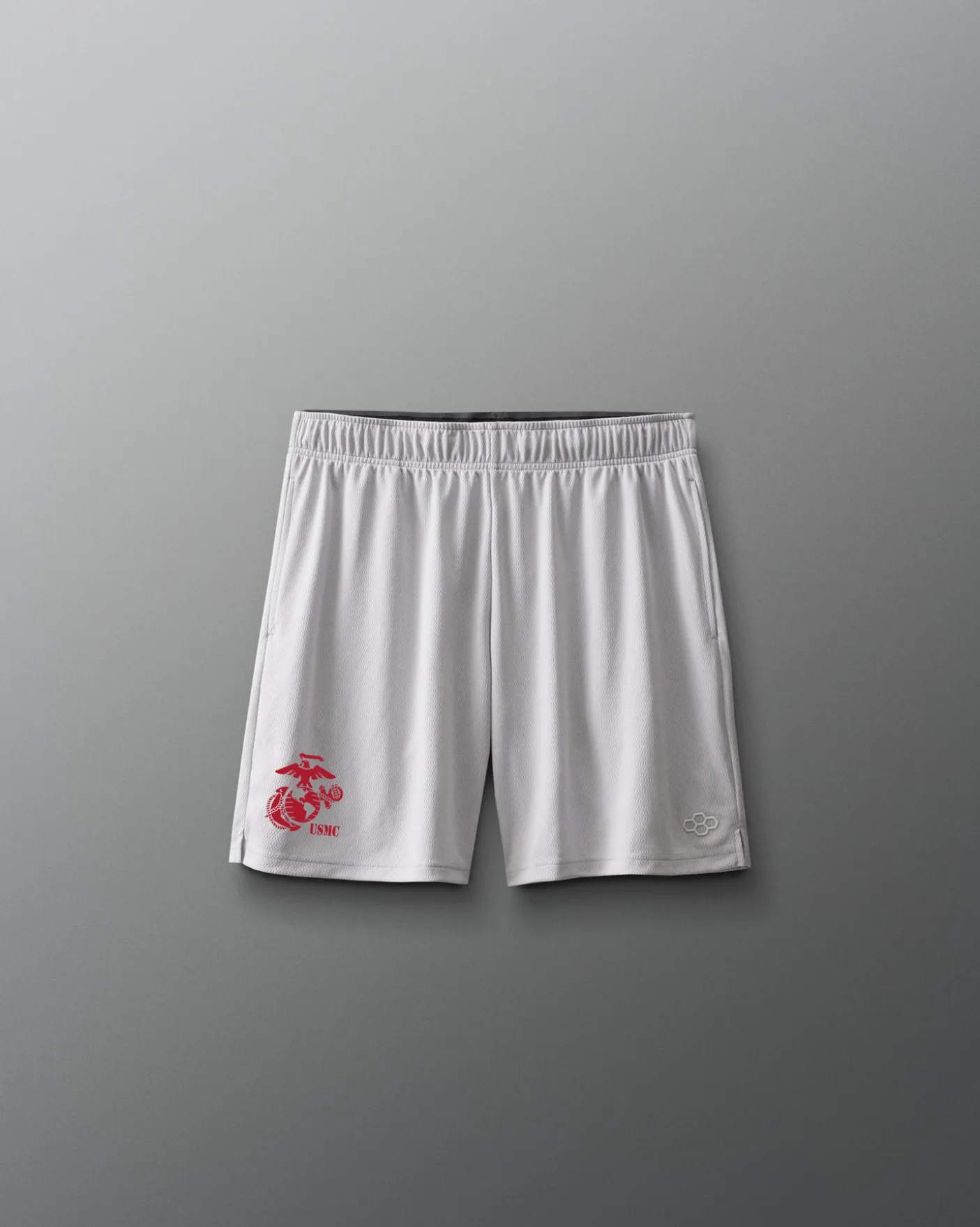 USMC Wrestling Emblem 8" 2.0 Youth Mesh Shorts
