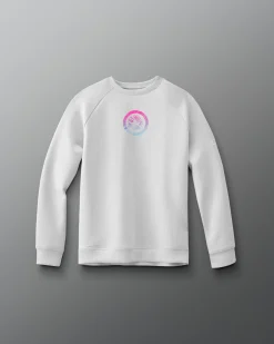 UWW Abstract Emblem Youth Cool-Feel Crewneck