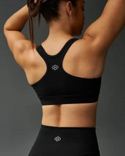 Women's Sports Bra and Biker Short Gift Bundle - Black