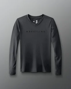Wrestling Women's Performance V-Neck Long Sleeve