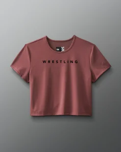 Wrestling Women's Ultimate Crop T-Shirt
