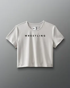 Wrestling Women's Ultimate Crop T-Shirt