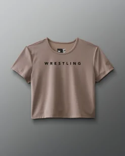 Wrestling Women's Ultimate Crop T-Shirt