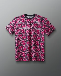 Wrestling Wordmark Camo Sublimated T-Shirt