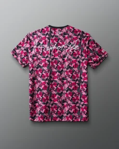 Wrestling Wordmark Camo Sublimated T-Shirt