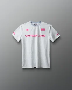 Wrestling Wordmark Camo Youth Sublimated T-Shirt